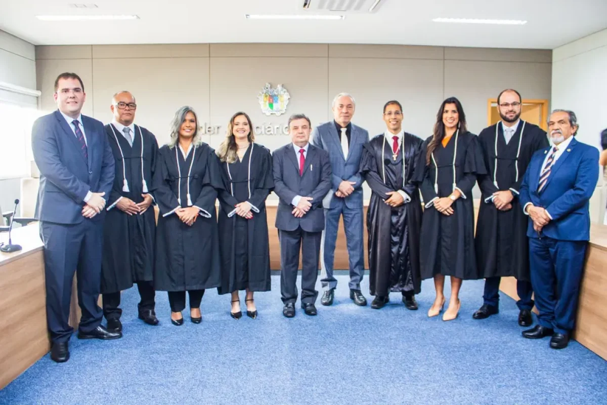 A posse aconteceu no novo Palácio da Justiça — Foto: Tribunal de Justiça do Piauí